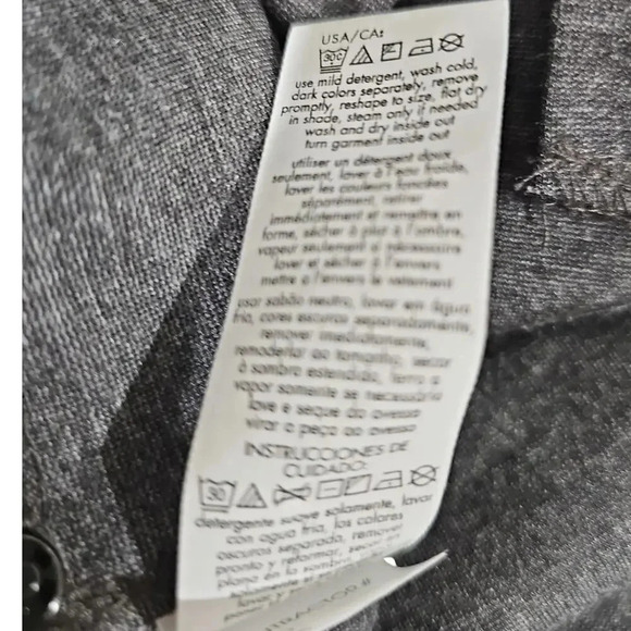 Calvin Klein Women's Stretch Ponte Office Pants Charcoal Size 16 - Picture 7 of 7